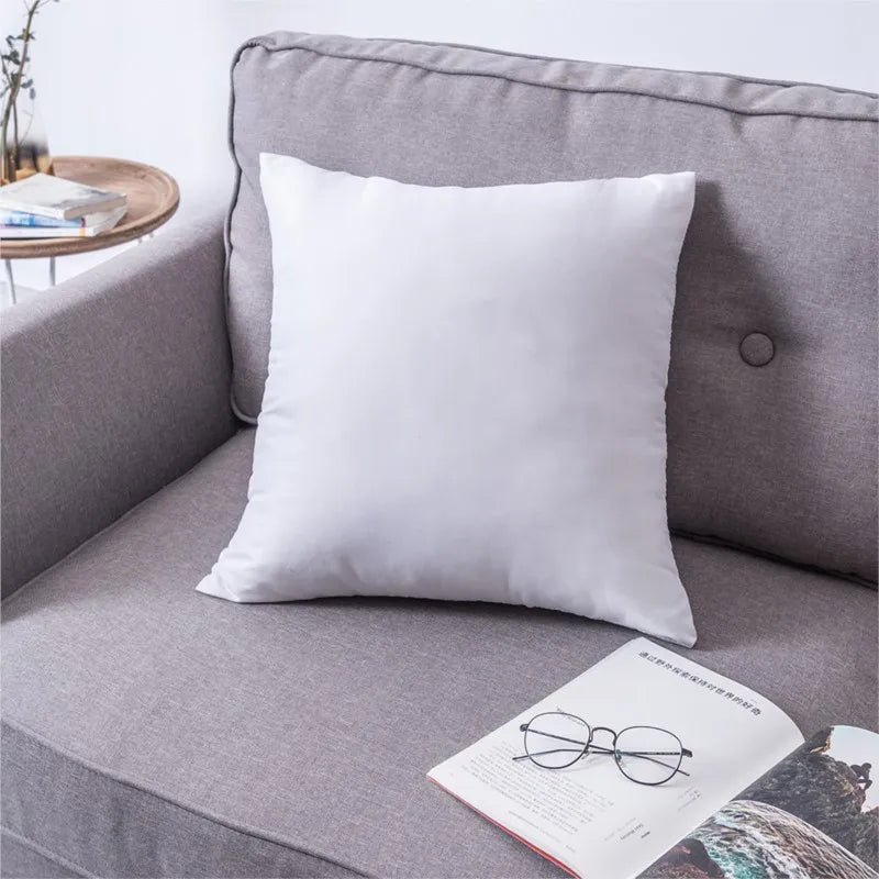 Standard White Bounce Back Pillow Cushion Core Sofa Car Seat Home Interior Decor Pillows 30x30/40x40/45x45/60x80cm