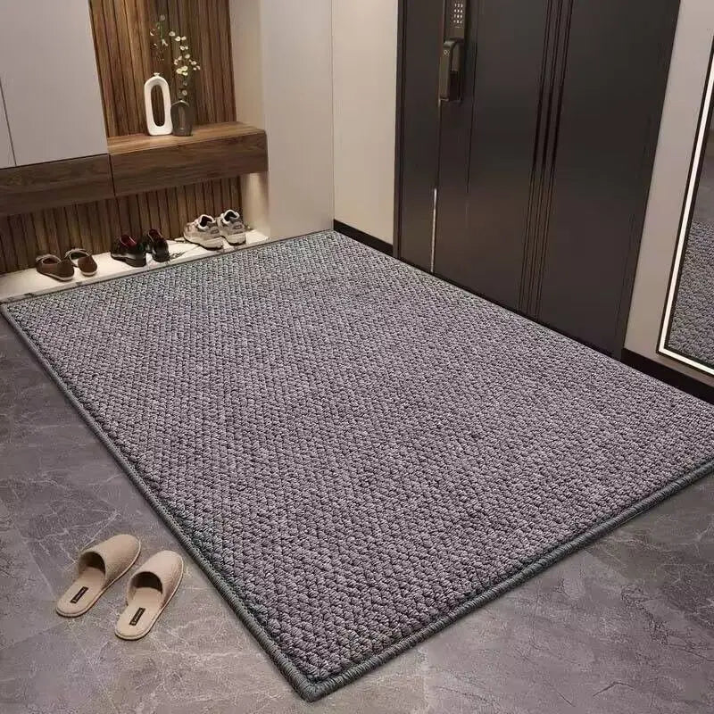 Pineapple ring home floor mat thickened wear-resistant entrance carpet door can be cut carpet dirt-resistant and non-slip