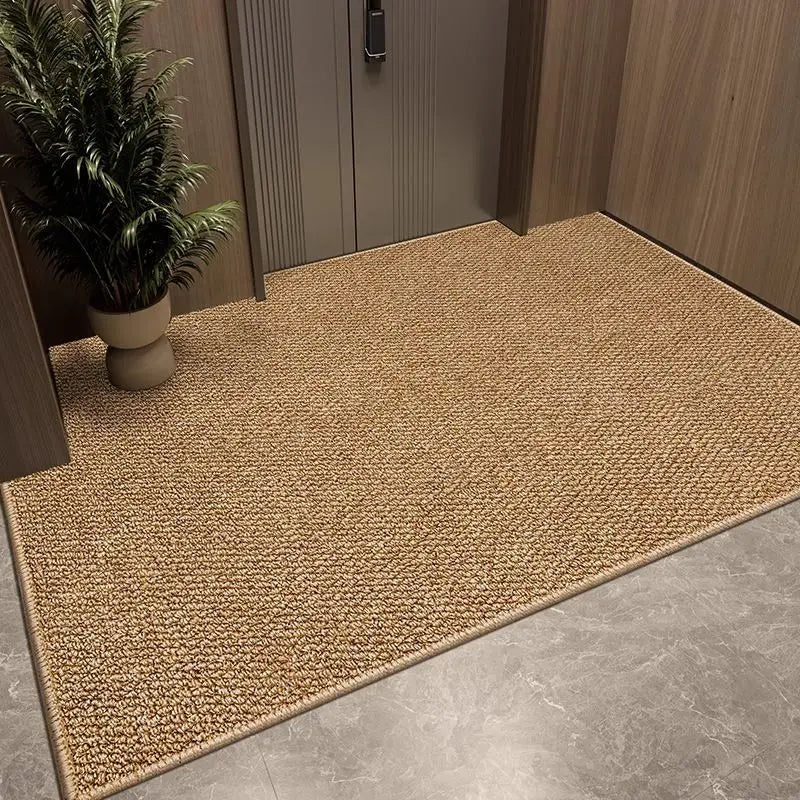 Pineapple ring home floor mat thickened wear-resistant entrance carpet door can be cut carpet dirt-resistant and non-slip