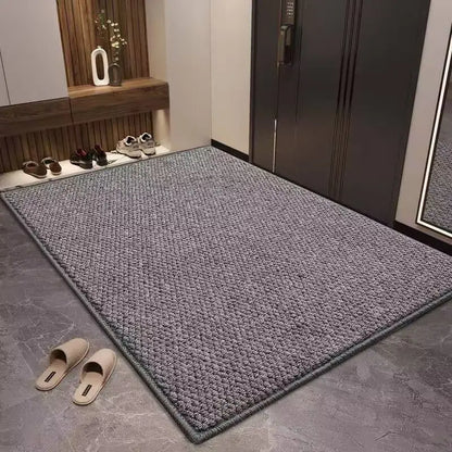 Pineapple ring home floor mat thickened wear-resistant entrance carpet door can be cut carpet dirt-resistant and non-slip