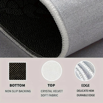 Front Door Mat Outside Entrance Welcome Mat Outdoor Indoor Entryway Rug Non-Slip Washable Doormat   Doormat Kitchen Rug