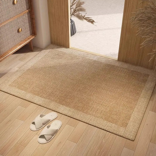 Front Door Mat Outside Entrance Welcome Mat Outdoor Indoor Entryway Rug Non-Slip Washable Doormat   Doormat Kitchen Rug