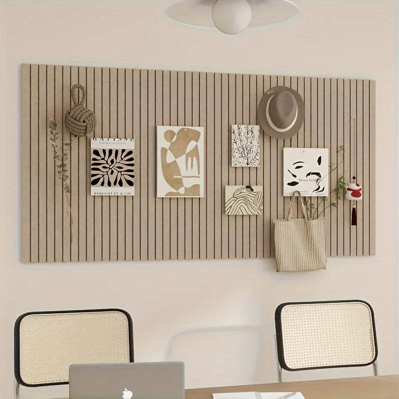 Large Bohemian Felt Wall Tiles - Round Cork Bulletin Boards, for Home and Office Decoration Wall Decor Living Room Decoration