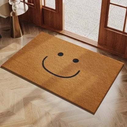 Classic Simple Doormat Machine Washable Entrance Carpet Non-Slip Soft Door Mat Home Decorative Mat for Living Room and Bedroom