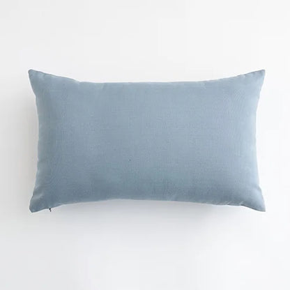 LEEJOOM Light Blue Baby Blue Pillow Covers Plaid Home Decorative Sofa Cushion Cover 30x50cm/45x45cm 1PC